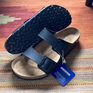 Mens Arizona Birkenstock sandals.